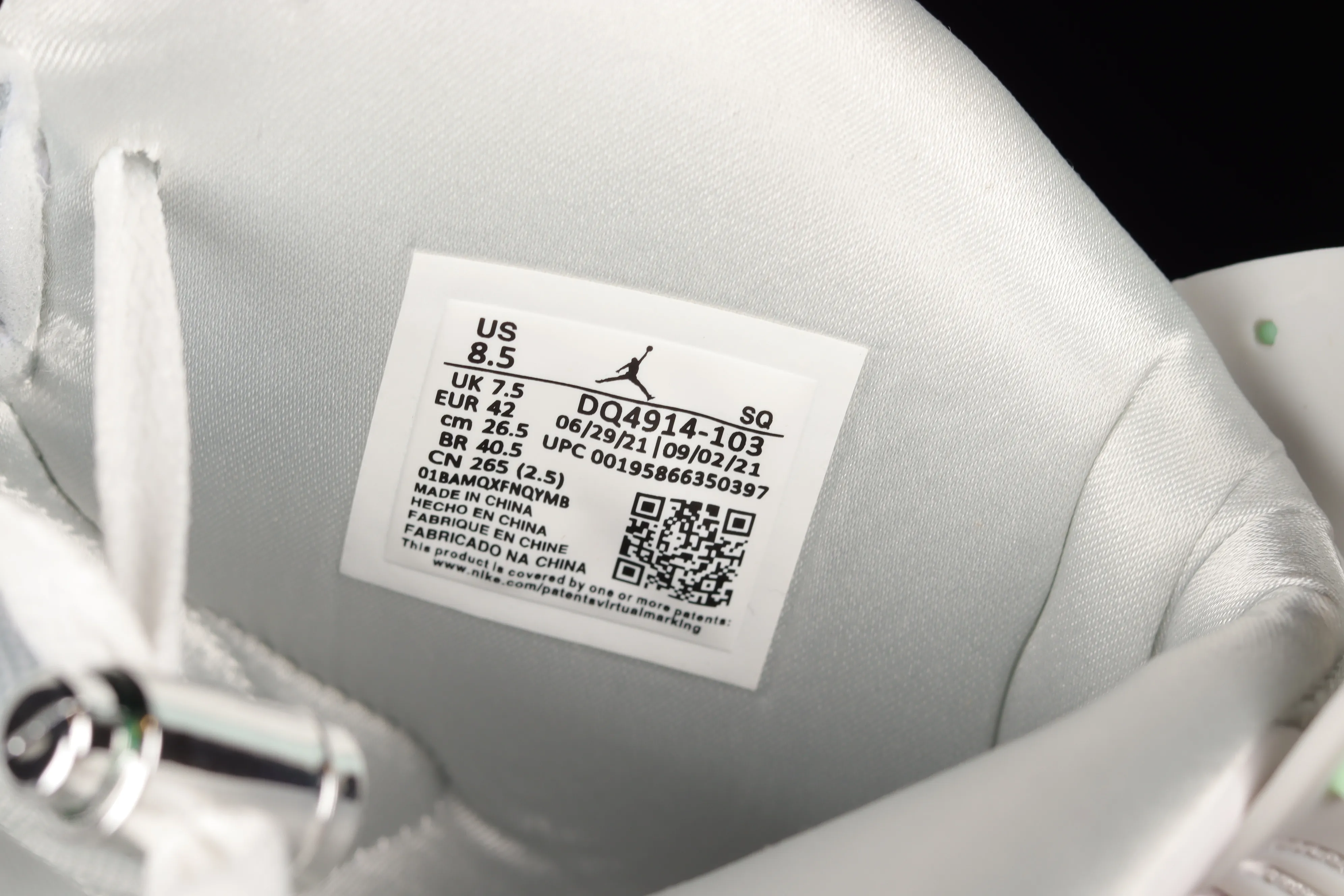 All categories Air Jordan Jordan series basketball shoes Air Jordan 6 Air Jordan 6 "Mint Foam" AJ6 Joe 6 mint green DQ4914-103